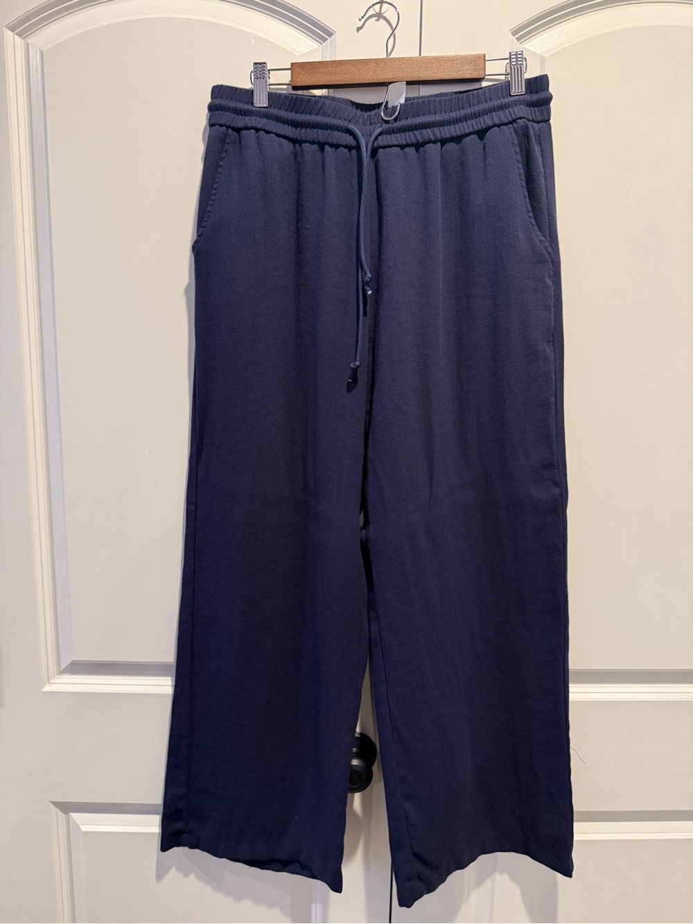 Women’s Halara Navy Wide-Leg Drawstring Pants